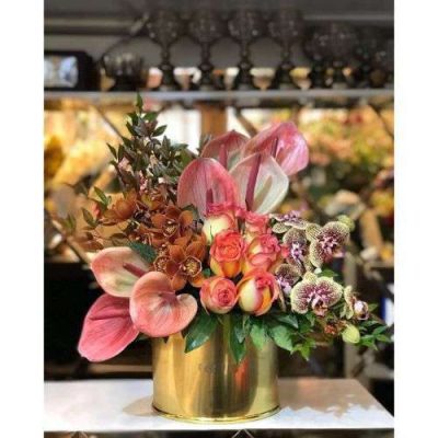 دسته گل برای اداره برق منطقه جنوب شرق تهران هاشم آباد