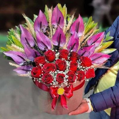 دسته گل برای پست بانک مدیریت