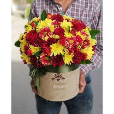دسته گل برای اداره آموزش و پرورش منطقه 8 تهران پارس