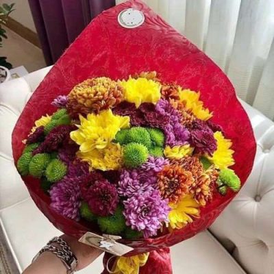 دسته گل برای پایگاه مرکز بهداشتی درمانی شهید غفاری عباس آباد اندیشه