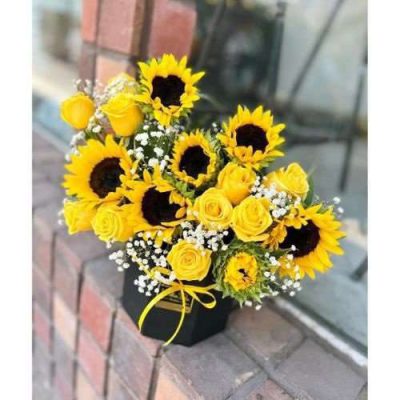 دسته گل برای بانک سامان هروی حسین آباد