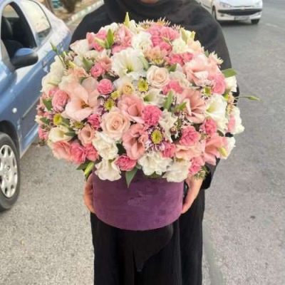 دسته گل برای اداره پشتیبانی مرکز نقل و انتقال پلاک خودرو غرب تهران