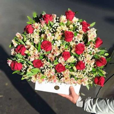 دسته گل برای بانک ملی عباس آباد اندیشه