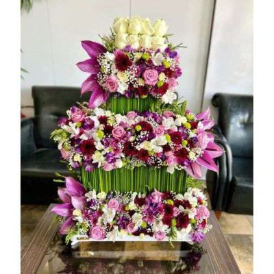 دسته گل برای بانک آینده نازی آباد