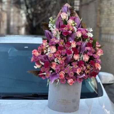 دسته گل برای بانک انصار امامزاده حسن