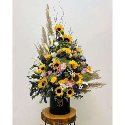 دسته گل برای بانک آینده صادقیه