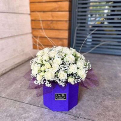 دسته گل برای بانک دی شعبه صادقیه کد 119 صادقیه