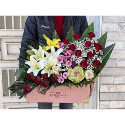 دسته گل برای شرکت طراحی آسیابان حکیمیه