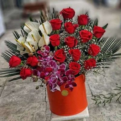 دسته گل برای بانک ملی هروی حسین آباد