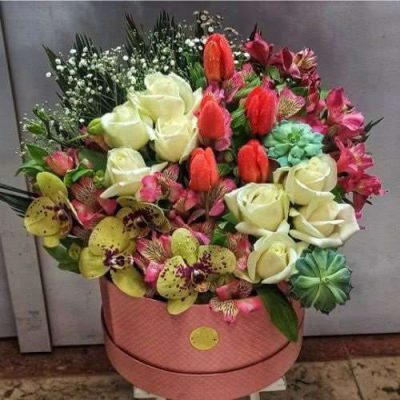 دسته گل برای بانک کارآفرین شهرآرا پاتریس