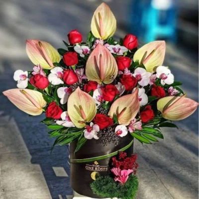 دسته گل برای بانک قرض الحسنه مهر ایران دانشگاه تهران