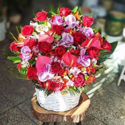 دسته گل برای بانک سامان شهید هرندی