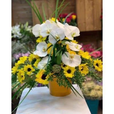 دسته گل برای بانک ملی اداره امور شعب مرکزی امجدیه خاقانی