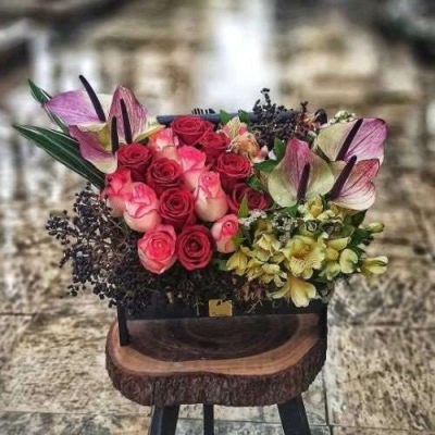 دسته گل برای بانک ملت نصرت