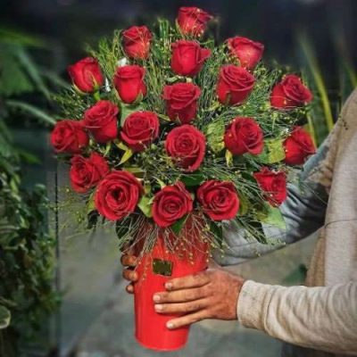 دسته گل برای پست بانک قنات کوثر شهرک امید