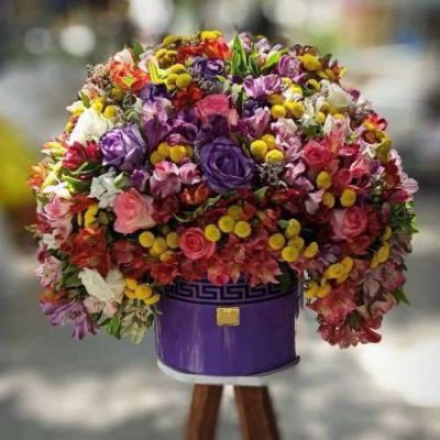 دسته گل برای بانک دی سلسبیل شمالی