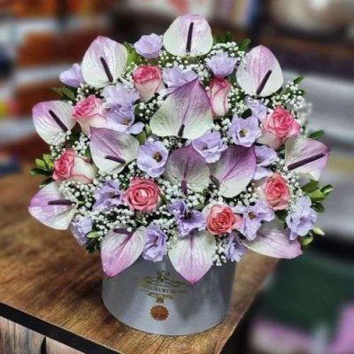 دسته گل برای شعبه پست بانک فاطمی