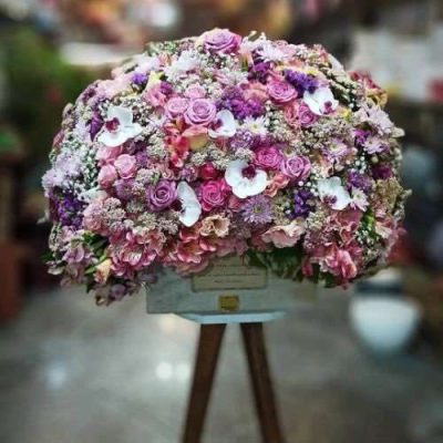 دسته گل برای بانک پارسیان تهران ویلا ستارخان