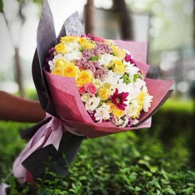 دسته گل برای بانک ملی شمیران نو