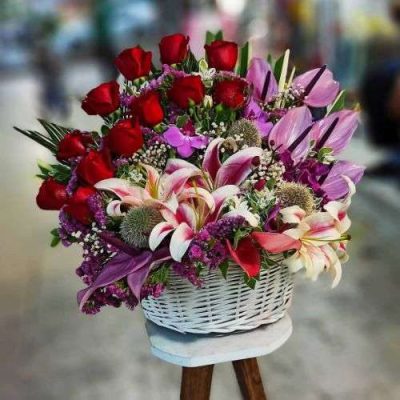 دسته گل برای بانک سرمایه ارگ پامنار
