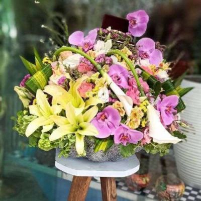 دسته گل برای بانک ملی زعفرانیه