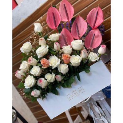 دسته گل برای شرکت پالایش گاز بیدبلند خلیج فارس آرژانتین ساعی