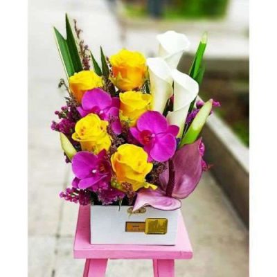 دسته گل برای بانک سامان ارزی جردن پارک ملت