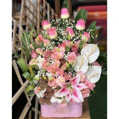 دسته گل برای بانک ایران زمین کوی نصر