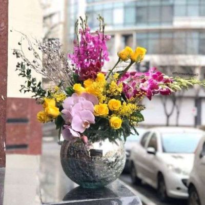 دسته گل برای اداره اوقاف ناحیه 3 شرق شیخ هادی