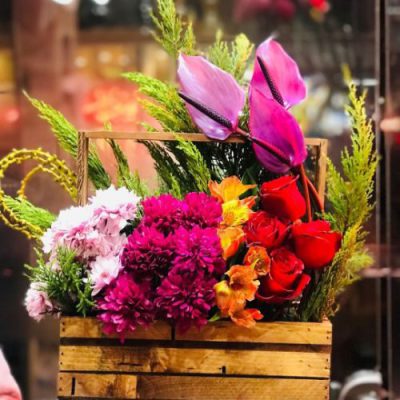 دسته گل برای سازمان اموال و املاک بنیادشهید سازمان کوثر ونک