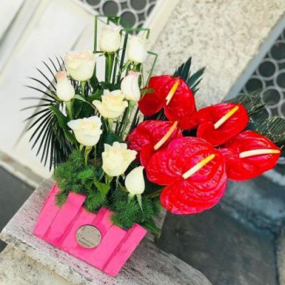 دسته گل برای سازمان صنایع کوچک و شهرکهای صنعتی ایران ونک
