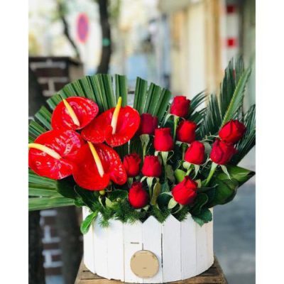 دسته گل برای سازمان عمران کرمان ستارخان آلستوم