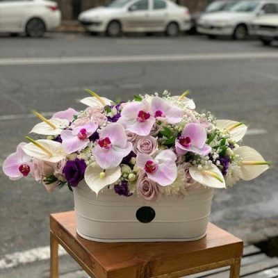 دسته گل برای شرکت فولاد آلیاژی ایران قائم مقام سنائی