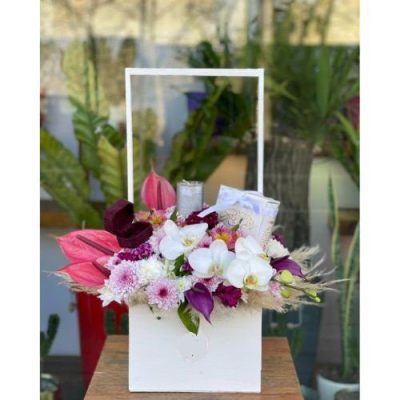 دسته گل برای شرکت معماری چیداب ست پونک
