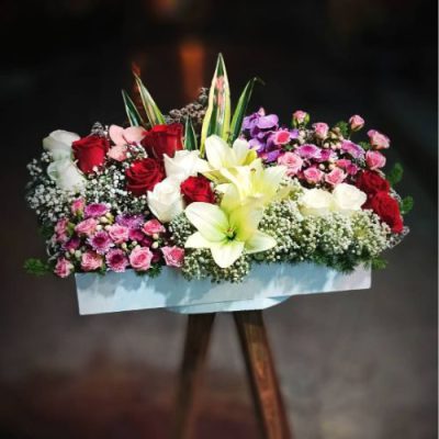 دسته گل برای سازمان ملی بهره وری ایران ولیعصر