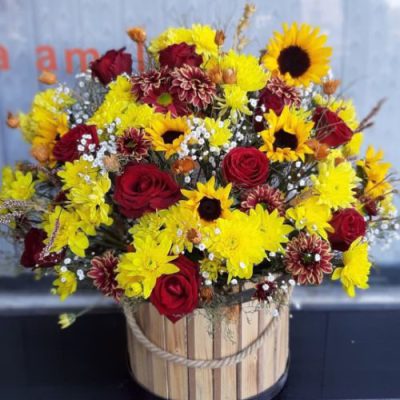 دسته گل برای دفتر خانه 726 زرگنده