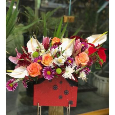 دسته گل برای دفتر اسناد رسمی ۱۸۶ جنت آباد جنوبی