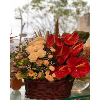 دسته گل برای دفتر اسناد رسمی 521 عباس آباد اندیشه