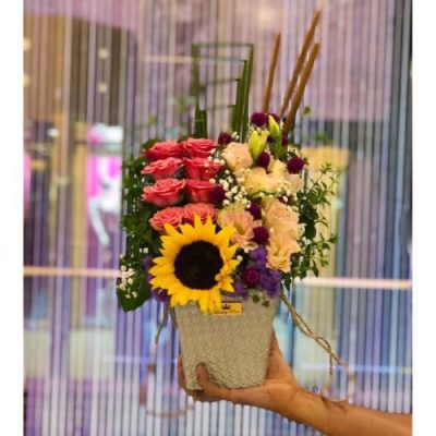 دسته گل برای دفتر اسناد رسمی 672 اسلام آباد والفجر