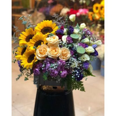 دسته گل برای دفتر سازمان منطقه آزاد اروند آرژانتین ساعی