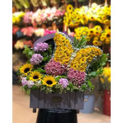 دسته گل برای دفتر اسناد رسمی کد ۴۲۳ سید خندان