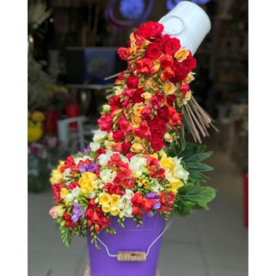 دسته گل برای دفتر اسناد رسمی 17 سرو