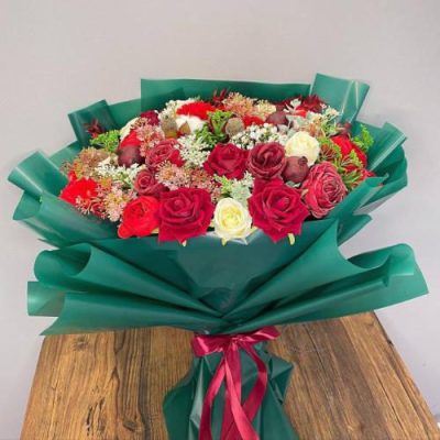 گل آرایی شب یلدا گلفروشی در سلسبیل جنوبی تهران