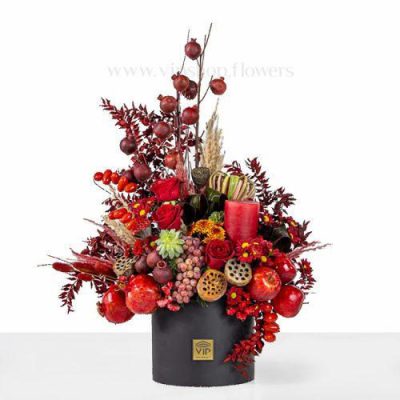 شکل سفره شب یلدا گلفروشی در درختی