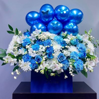 باکس گل تولد پسرانه و دخترانه