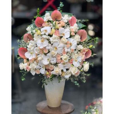جام گل دو طبقه برای مراسم افتتاحیه در خیابان فرشته 232