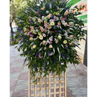 تاج گل پایه دار و ایستاده در حسینیه ارشاد کرج 103