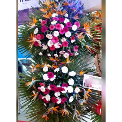 تاج گل برای نمایشگاه رویدادهای علمی و آموزشی 1234