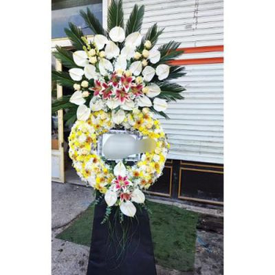 تاج گل دو طبقه برای همایش در نمایشگاه بین‌المللی کرج 413