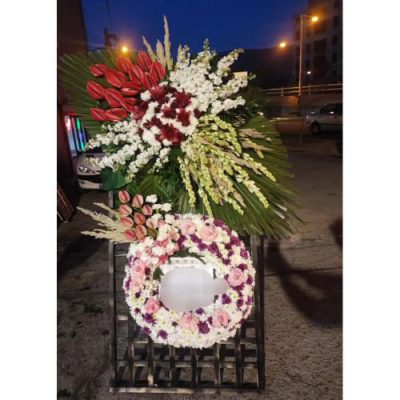 تاج گل تسلیت برای مسجد جامع میدان ونک 447